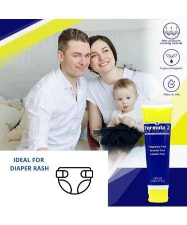 Formula 2 Skin Care Cream - 4 oz. tube Pharmacist Formulated Moisturizer and Barrier Cream - Buy Online on GoSupps.com