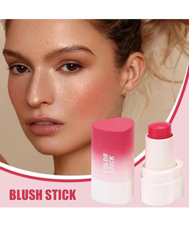 Blush Cheek Balm Makeup 8g | Facial Beauty Accessory Buildable Intensity for Travel Picnics Evenings Out Morning Routine Outdoor Activities - Buy Online on GoSupps.com