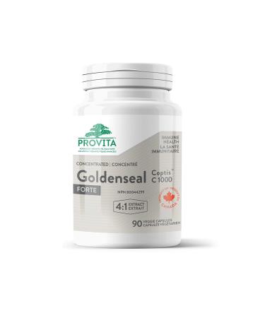 Goldenseal Coptis C1000 by Provita Nutrition (Canadian Made) 90 Vegetarian Capsules