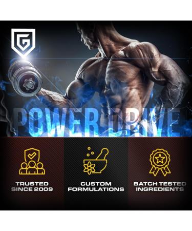 Power Drive Testosterone Booster Supplements for Men: Shilajit Korean Ginseng Maca Tribulus Zinc. Muscle Gain Testosteron Supplements - Boost Stamina Male Performance Endurance & Recovery  - Buy Online on GoSupps.com