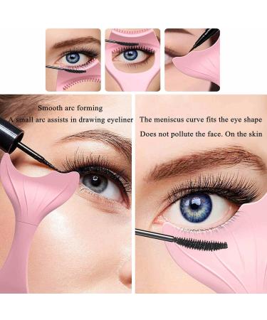 Buy Reusable Eyeliner Stencils & Mascara Shield Applicators | Mermaid Makeup Card & Eyelash Comb | International Shipping Available - Buy Online on GoSupps.com