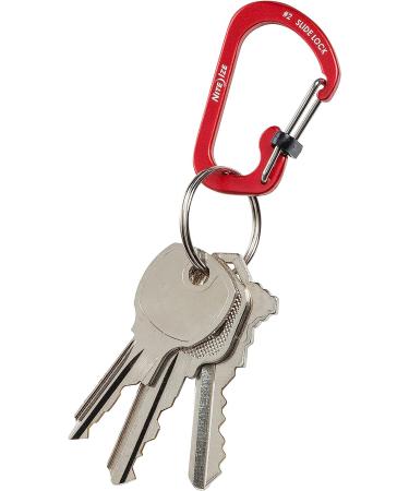 Nite Ize SlideLock Carabiner Aluminum Size #3 Red - Secure & Convenient Accessory - Buy Online on GoSupps.com