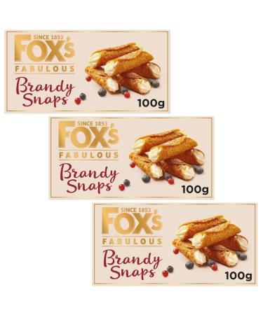 Brandy Snaps Bundle Consisting of Foxs Brandy Snaps 100g (3 Pack) - Buy Online on GoSupps.com