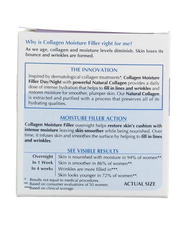 L'Oreal Collagen Moisture Filler Daily Moisturizer Cream - 1.7 oz | Hydrating Day & Night Cream for Youthful Skin - Buy Online on GoSupps.com