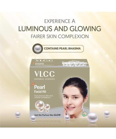 VLCC Natural Sciences Pearl Facial Kit - Brighten & Rejuvenate Your Skin - Buy Online on GoSupps.com