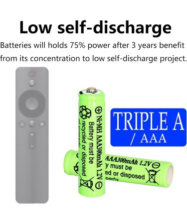 Buy 1.2V AAA 300mAh Ni-MH Rechargeable Batteries for Solar Lights - 20 Pack | Fast International Shipping - Buy Online on GoSupps.com