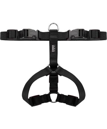 Chaba Guard Dog Harness for Medium-Sized Dogs - Anti-Pull & No-Choke Adjustable Step-In Harness - Comfortable & Lightweight Black Design - Buy Online on GoSupps.com