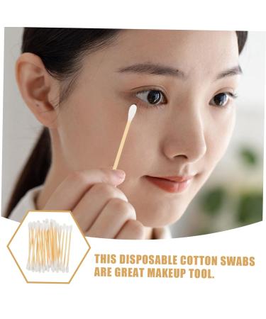 Organic Cotton Ear Cleaning Buds - Double Tipped Cotton Swabs for Makeup & Cosmetic Use - Eco-Friendly Cotton Tips - Buy Online on GoSupps.com