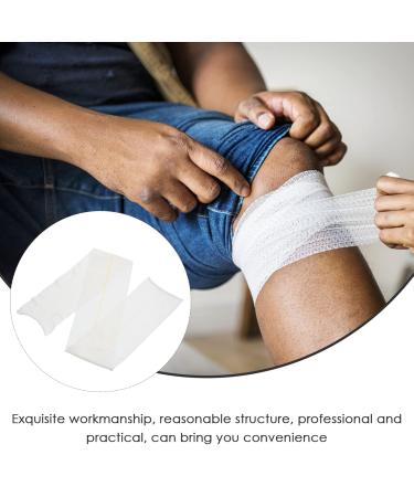 GLEAVI Tubular Gauze Dressing 100x10.7CM Elastic Non-Stick First Aid Tape for Emergency Use Yellow Cotton Gauze Pad & Sponge Wrap - Buy Online on GoSupps.com