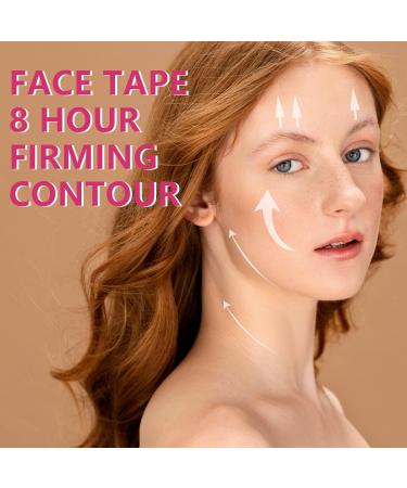 180pcs Face Tape Lifting Invisible with 8 Strings Instant Facelift Tape for Face Invisible for Makeup Eyes Jowls Double Chin Sagging Skin or Cosplay - Buy Online on GoSupps.com