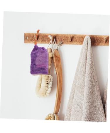 FOYTOKI 8pcs Soap Bag Foaming Net Mesh Soap Savers Pocket Organizer Pouch Bath Scrubber Sisal Soap Bag Nylon - Buy Online on GoSupps.com