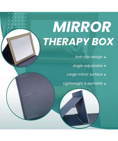 Mirror Therapy Box for Hand Stroke Rehabilitation - Lightweight Adjustable & Effective for Phantom Limb Pain Relief - Buy Online on GoSupps.com