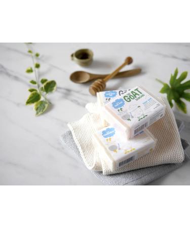Goat Skincare Chamomile Goat's Milk Soap Bar for Dry, Itchy & Sensitive Skin - 100g | Paraben-Free & No Artificial Colors - Buy Online on GoSupps.com
