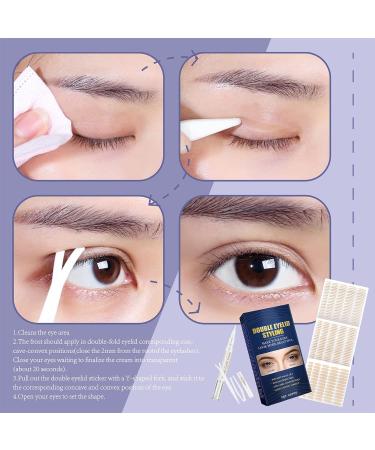 Invisible Double Eyelid Lifter Strips - 480pcs | Traceless Eyelid Tape for Instant Eye Lift | Surgery-Free Solution for Hooded Droopy Lids | Ideal for Monolids & Uneven Lids - Buy Online on GoSupps.com