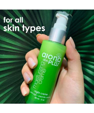Aiona Alive Plus Anti-Age Peptide Night Creme - 2oz/60ml | Rejuvenate Your Skin Overnight - International Shipping Available - Buy Online on GoSupps.com