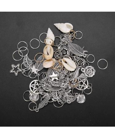 70pcs Hair Coil Dreadlocks Jewelry Accessories - Braid Rings for Teens & Adults - Perfect Hair Accessories for Parties - Buy Online on GoSupps.com