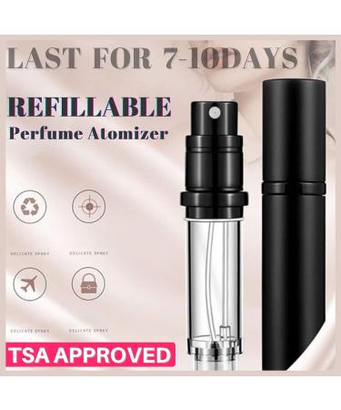 UULANFA Portable Mini Refillable Perfume Atomizer Bottle - Travel-Sized Cologne Sprayer Y-Black - Buy Online on GoSupps.com