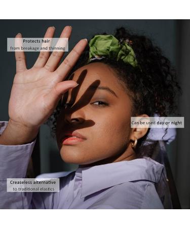 Minasuki Satin Scrunchies for Women - Large Silky Hair Scrunchies in 57 Colors - Buy Online on GoSupps.com