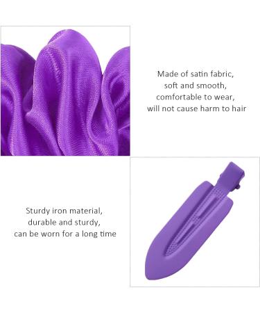 2 Purple Scrunchies 2 Purple Hairpins Purple Scrunchies Purple Accessories Kids Scrunchies Girls Scrunchies Purple Shiny Scrunchies Purple Accessories For Women - Buy Online on GoSupps.com