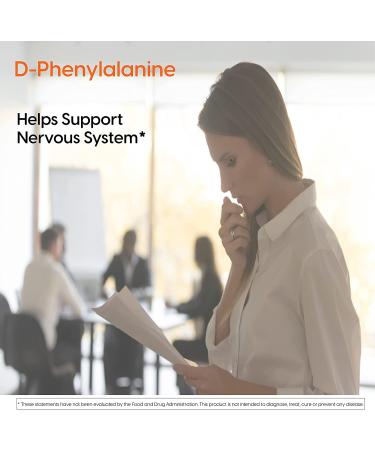 Buy Doctor's Best D-Phenylalanine 500 mg - 60 Veggie Caps for Mood Support - Buy Online on GoSupps.com