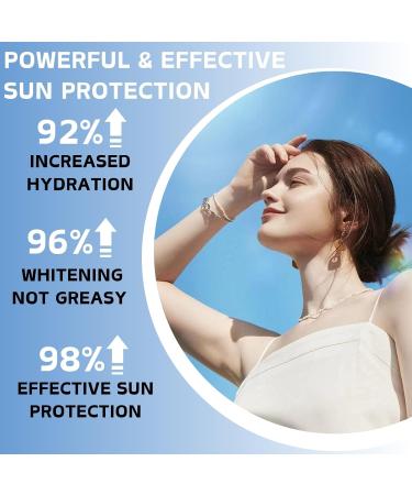 Snail Essence Sunblock - Anti UV Rays Face Sunscreen - Factor 90 Suncream for Face & Body - Face SPF90++ - Waterproof & Sweatproof Sun Cream - Moisturizingg Face Suncream - Buy Online on GoSupps.com