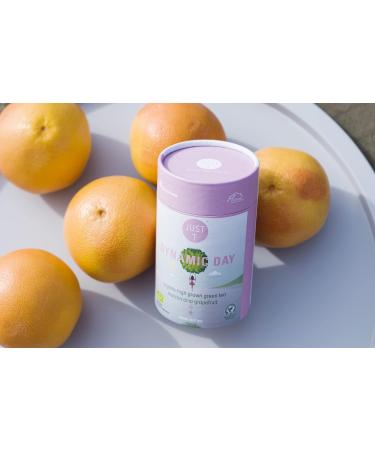 Dynamic Day Loose Leaf Tea 125g | Organic Green Tea with Acai & Grapefruit | Premium High-Grown Blend in Tin - Buy Online on GoSupps.com