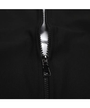 Waist Trainer Sweat Vest for Men Men Sauna Vest Shaper Gym Fitness Workout Neoprene Sweat Waist Trainer Zipper Tank Top Inner Silver L/XL - Buy Online on GoSupps.com