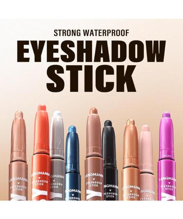 RoseFlower 6 Colors Eyeshadow Shimmer Stick Highlighter Eye Shadow Stick Set Colorful Eyeshadow Pencil Crayon Creamy Waterproof Pearly Sparkle Glitter Cream Stick Pen EyeLiner Makeup for Women Multicolor-c - Buy Online on GoSupps.com