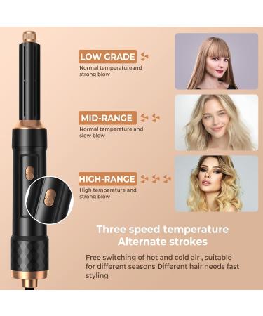 6 in 1 Detachable Hair Styling Tool Set | Ionic Hot Air Brush Volumizer Curler & Blow Dryer - Shop Now - Buy Online on GoSupps.com