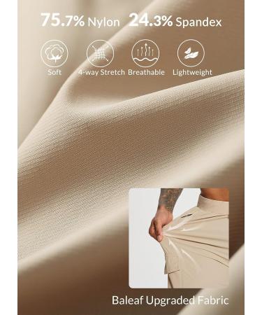 Baleaf Men's Quick Dry UPF 50+ Cargo Jogger Pants - Black (Medium) - Buy Online on GoSupps.com