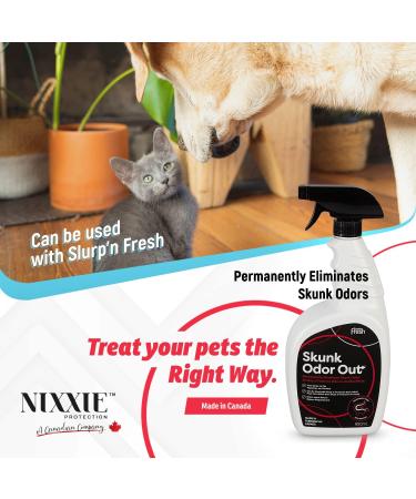 Skunk Odor Out by EnviroFresh For Dogs Cats Pets Animal Cage Cleaning Spray Skunk Odor Eliminator Made In Canada (Skunk Odor Remover Spray (950 mL)) - Buy Online on GoSupps.com