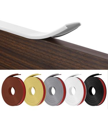 flintronic 3m*12mm U-Shape Flexible Furniture Edge Banding Baby Safty Baby Edge Protector Self Adhesive TPE Wood Edging Tape DIY Furniture Edge Trim for Table Cabinet Furniture Restoration White 3m*12mm - Buy Online on GoSupps.com