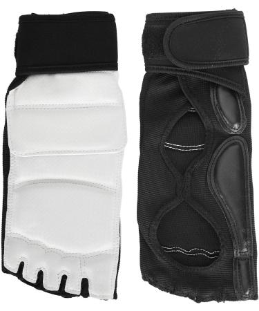 Vbest Life Foot Protector - 2 Pack Taekwondo & Boxing Ankle Support for Kickboxing Training (M-Black/White) | Durable & Comfortable International Shipping - Buy Online on GoSupps.com