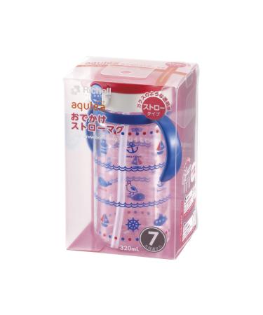 Richell Aqulea Outing Straw Mug 320 Blue - BPA-Free Travel Cup - Buy Online on GoSupps.com