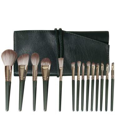 Makeup Makeup Of Brushes Makeup Brushes A Tools Set StorageBagBucket Set Full 14 Brush Flat Brush Makeup(Color:B)(One Size A) One Size A