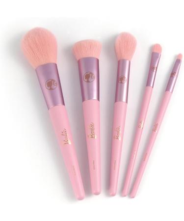 Barbie Makeup Brushes Set in Travel Pouch - 5-Piece Brush Set with Travel Holder - Buy Online on GoSupps.com