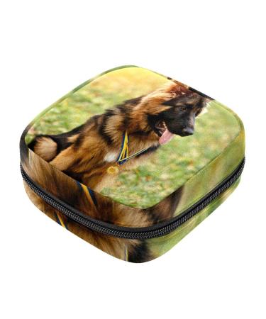 Sanitary-napketten storage bag German shepherd menstrual cup portable women's tape storage bags female menstruation first period bag