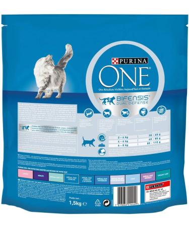 One Chicken and Wheat Dry Food for Sterilized Cat Pack of 1.5 kg - Buy Online on GoSupps.com