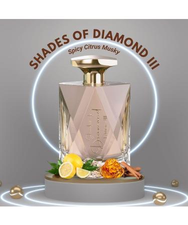 Shades Of Diamond III - Long-Lasting Arabian Perfume | Spicy Citrus Musky Scents | Alcohol Free Fragrance for Women & Men 2.36 Fl. Oz. - Buy Online on GoSupps.com