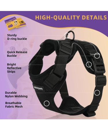 Adjustable Cat Harness and Leash Set for Outdoor Walking Soft Breathable Mesh Cat Harness with Reflective Strips Escape Proof Safe Cat Vest Harness Black (XS) - Buy Online on GoSupps.com