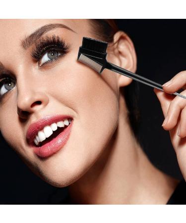 6-Piece Hair Edge Brush & Rat Tail Comb Set for Women - Double Sided Control Comb for Natural Styling - Ideal for Hair Edges & Eyebrows - Buy Online on GoSupps.com