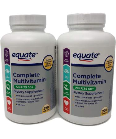 Equate Mature Adult 50+ One Daily Complete Multivitamin Compare to Centrum Silver (400 Ct) VSL-Shops