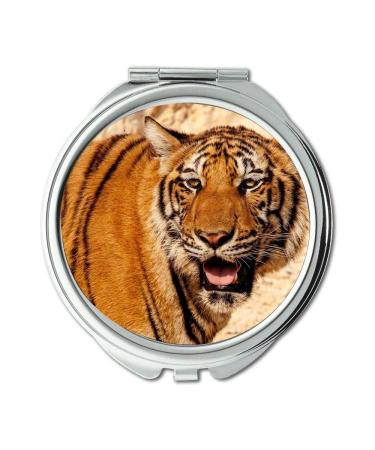 Mirror Compact Mirror animal big cat predator pocket mirror portable mirror
