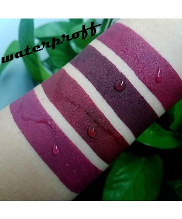 Matte Liquid Lipstick Set - 4 Waterproof Long-Lasting Colors | Non-Stick Cup Lipgloss - Shop Internationally! - Buy Online on GoSupps.com