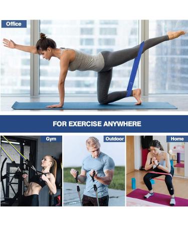 Sensyne Resistance Bands Set 16PCS Exercise Band for Working Out Up to 150 lbs for Indoor and Outdoor Sports Fitness Suspension Speed Strength Baseball Softball Training Home Gym Yoga - Buy Online on GoSupps.com