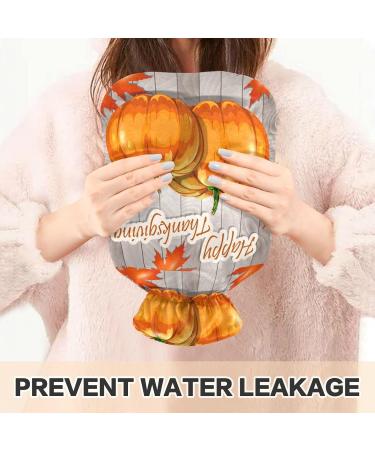 Shop Naanle Pumpkins Thanksgiving Hot Water Bottle | 2L Transparent Heat Bottle for Pain Relief & Warmth | Ideal for Bed Hands & Feet - International Shipping Available - Buy Online on GoSupps.com