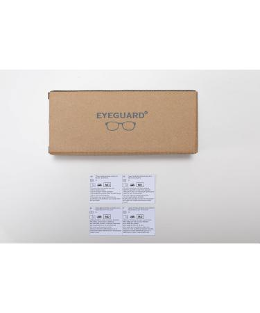Shop EYEGUARD Half Frame Reading Glasses | Lightweight Metal 2.0 Diopters for Men & Women - International Shipping Available - Buy Online on GoSupps.com