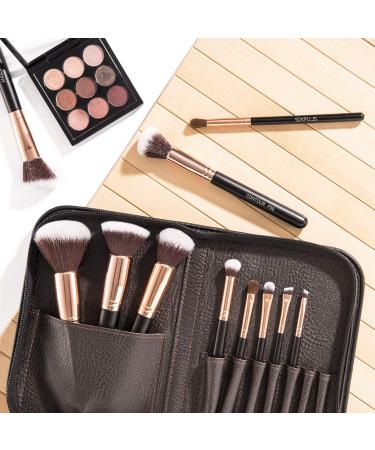 SIXPLUS 11Pcs Makeup Brushes Set Professional with Case - Royal Golden Brushes for Foundation, Powder, Concealer, Eyeshadow, Blush - Portable Storage Bag & Guide Included - Best Make Up Brush Kit Gift for Women - Buy Online on GoSupps.com