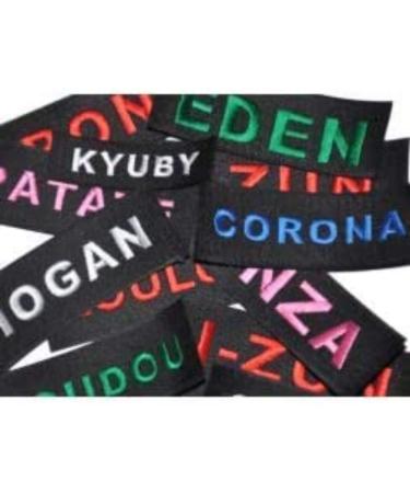 2 custom labels for julius k9 harnesses 12 x 3cm