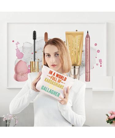 LEVLO Zippered Cosmetic Bag - Perfect Gift for Friends & Family - Shameless TV Show Inspired 'Be A Gallagher' - Buy Online on GoSupps.com